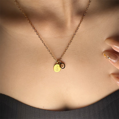 Stainless Steel Mustard Seed Faith Pendant Necklace