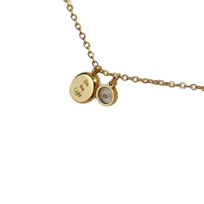 Stainless Steel Mustard Seed Faith Pendant Necklace